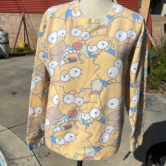 The Simpsons Sweater Winter Gear Sz Small Cartoon - Picture 1 of 6